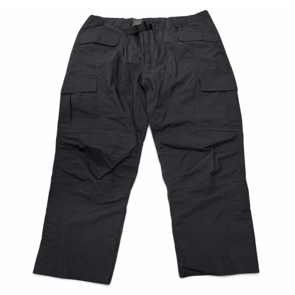 Duluth Trading Co Mens Insulated Cargo Snow Pants Black 3M Thinsulate XL x 30